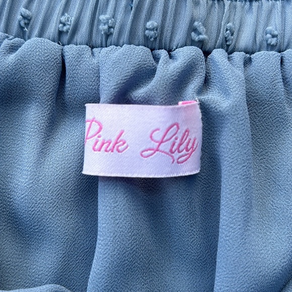 Pink Lily Blue Skirt, Size large - Picture 4 of 7